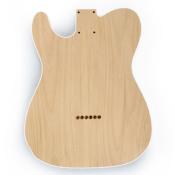CORPS TELE CUSTOM AULNE NON VERNIS KBS BD-08TC-BD BLANC HOSCO