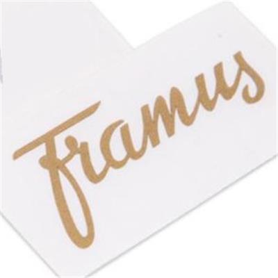 LOGO TETE FRAMUS AUTOCOLLANT DORE