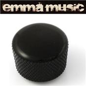 2 BOUTONS POTENTIOMETRE DOME METAL NOIRS CUPCAKE