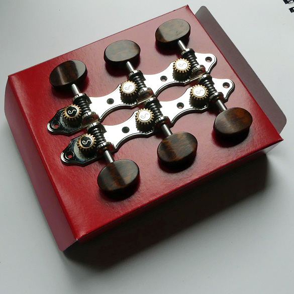 SCHALLER HAUSER GRAND TUNE CLASSIC NICKEL SNAKEWOOD SLOTTED HEAD SCHALLER