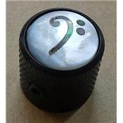 1 BOUTON DOME ROUND WARWICK NOIR CLE DE FA