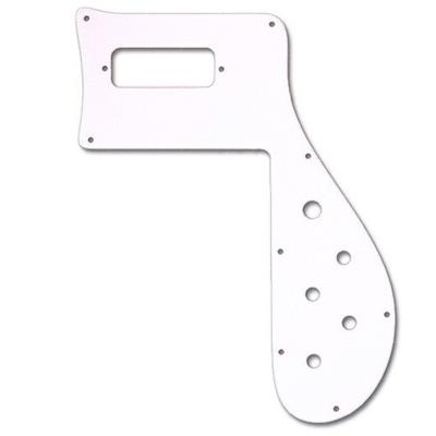 PICKGUARD BASSE RICKENBACKER 4001 APRES 1973 BLANC