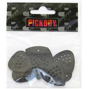 5 MEDIATORS PICKBOY POS A GRIP 0.70mm NOIR