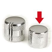 1 BOUTON DOME SANDBERG CHROME SMALL 15.1x14x6mm