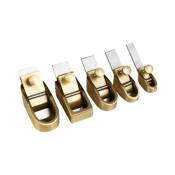 LOT DE 5 RABOTS G&W LAITON/ACIER