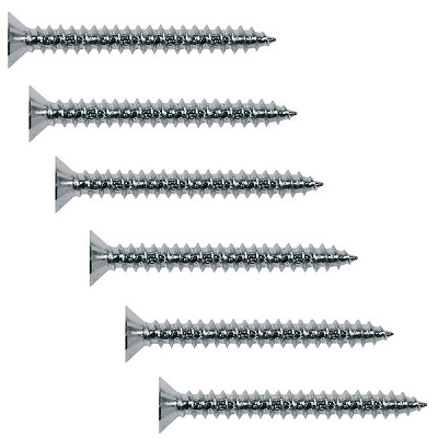 6 VIS CHEVALET GOTOH CHROME 3.5x25mm