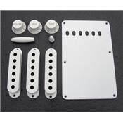 KIT STRAT VINTAGE PLASTIQUE FENDER BLANC