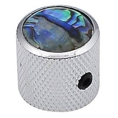 1 BOUTON DOME CHROME TOP ABALONE 6mm