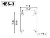 SET GOTOH PLAQUE DE FIXATION CORPS/MANCHE MODELE DOREE + VIS
