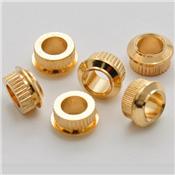 6 ADAPTATEURS REDUCTEURS MECANIQUES KLUSON DOREES 9,8x6,4x6,7mm