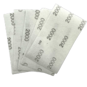 5x TISSUS A PONCER ET A POLIR GRAIN 2000 FLEX