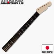 MANCHE TELECASTER ALLPARTS TRO-W PALISSANDRE 21 NON VERNIS 9.5" LARGE