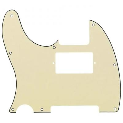 GAUCHER PICKGUARD TELE CREME 3 PLIS H HUMBUCKER WD