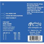 CORDES BANJO 5 CORDES BLUEGRASS MARTIN V700