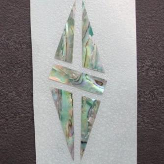 LUTHERIE : AUTOCOLLANT INLAY GIBSON ABALONE DIAMOND HEAD