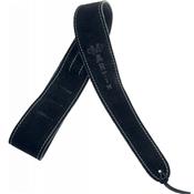 COURROIE GUITARE MARTIN CUIR SUEDE DOUBLEE NOIRE