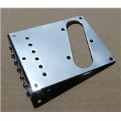 CHEVALET TELE MODERNE CHROME 6 PONTETS PLEINS GAUCHER