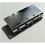 CHEVALET BASSE 4 CORDES VINTAGE CHROME PONTETS LAITON