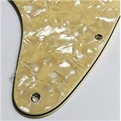 PICKGUARD STRAT 62 NON PERCE PEARL CREAM