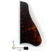 PICKGUARD GUITARE ARCHTOP TORTOISE TRANSLUCIDE 202x97mm