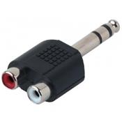 ADAPTATEUR 2 RCA/ JACK STEREO 6.35