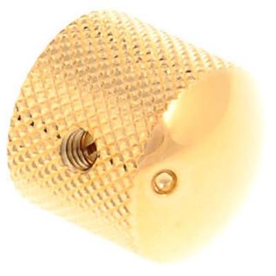 1 BOUTON DOME ALUMINIUM DORE SCHALLER