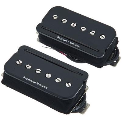 SET MICROS SEYMOUR DUNCAN SHPR-1 NOIR P-RAILS