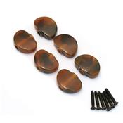 6 BOUTONS DE MECANIQUES GROVER TORTOISE + VIS