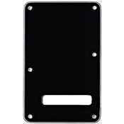 PLAQUE VIBRATO STRAT FENDER MODERNE NOIRE 3 PLIS