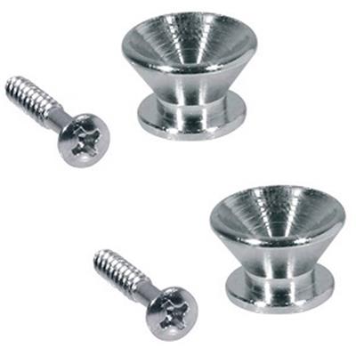 2 ATTACHE-COURROIE CHROME V SPECIAL COURROIE EPAISSE