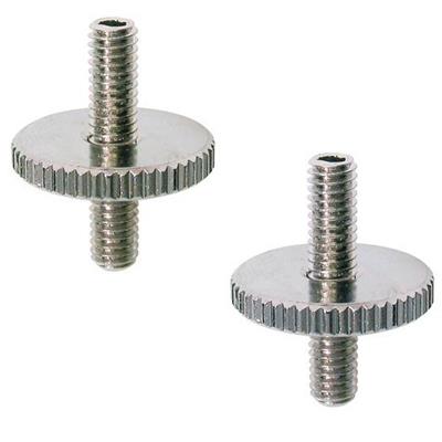 PAIRE D'INSERTS CHEVALET TYPE TUNOMATIC 4mm NICKEL