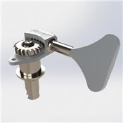 1 MECANIQUE HIPSHOT ULTRALIGHT HB6C 3/8 Y CHROME