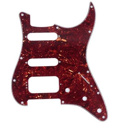 PICKGUARD STRATOCASTER SSH FAT STRAT LIGHT TORTOISE 4 PLIS