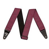 COURROIE FENDER JACQUARD HOUNDSTOOTH ROSE