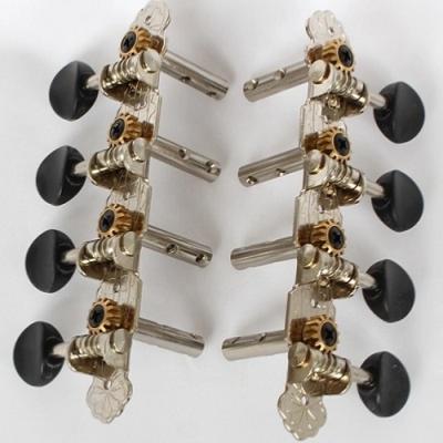 UPKOCH – 2 Mécaniques De Guitare/Mandoline Avec Boutons Ronds – Accordeurs Métal Pour Guitare Électrique, Acoustique – Inclus Vis Et Viroles