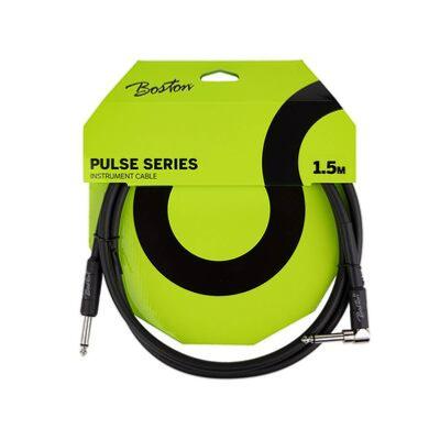 CABLE DROIT/COUDE BOSTON PULSE NOIR 1.5 mètre
