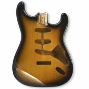 CORPS STRATOCASTER AULNE 2 TONS SUNBURST ALLPARTS