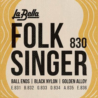 CORDES NYLON POUR GUITARE ACOUSTIQUE LA BELLA FOLK SINGER