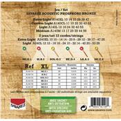 CORDES ACOUSTIQUE SAVAREZ A140XL PHOSPHOR BRONZE 10-47