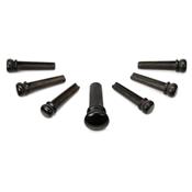 6 CHEVILLES BOIS EBENE 5.3mm D'ADDARIO