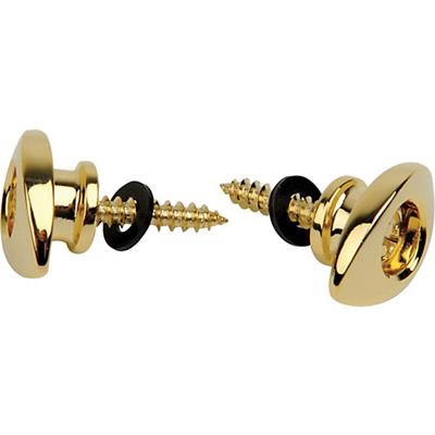 2 ATTACHE-COURROIE D'ADDARIO ELLIPTIQUES DOREES