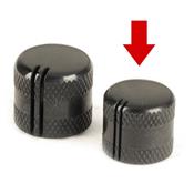 1 BOUTON DOME SANDBERG NOIR SMALL 15.1x14x6mm