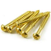 6 VIS CHEVALET GUITARE FENDER US PHILLIPS DOREES LONGUES