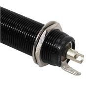 JACK CHASSIS BARREL GUITARE NOIRE A VISSER JACK 6.35 MONO SWITCHCRAFT #155