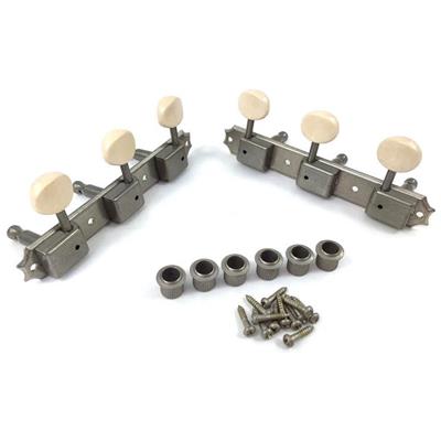 MECANIQUES 3x3 GOTOH SUR PLATEAU NICKEL BOUTONS OLD WHITE RELIC