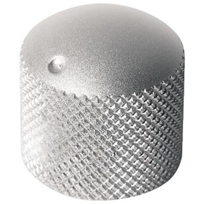 1 BOUTON DOME ROUND SATIN CHROME WARWICK 18x17x6mm