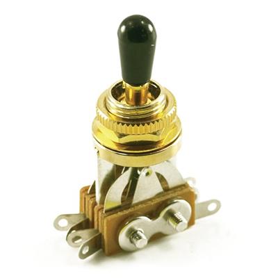 LES PAUL TOGGLE SWITCH GOLD (3 PICKUP) BLACK TIP