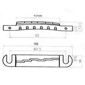 CHEVALET CORDIER LES PAUL JUNIOR NOIR METRIQUE ECO