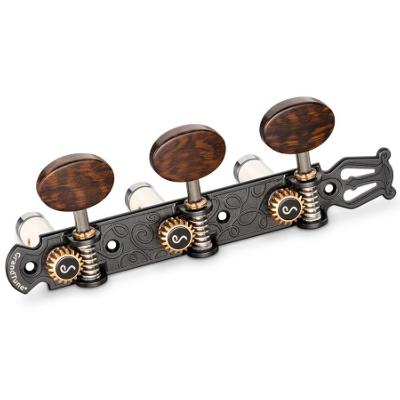 SCHALLER LYRA GRANDTUNE CLASSIC NOIR SATIN SNAKEWOOD AXES BLANCS ROLLER