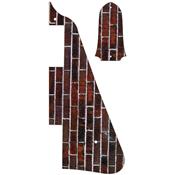 GIBSON : PICKGUARD LP + CACHE TRUSS ROD COLORIFFIC BRICKWALL